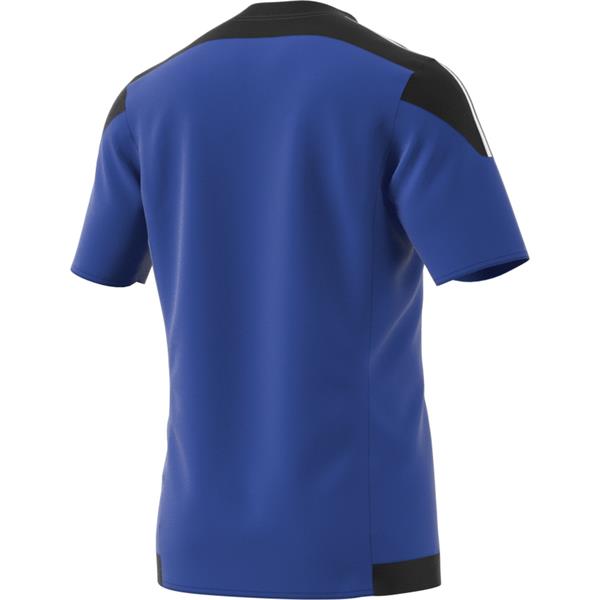 adidas Striped 15 Bold Blue/Black SS Football Shirt Youths