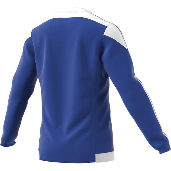 adidas Striped 15 Bold Blue/White LS Football Shirt Youths