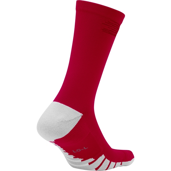 Nike Team Matchfit Crew University Red/White Football Socks