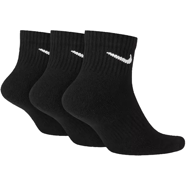 Nike Cushioned Ankle Socks Black/White 3 Pack