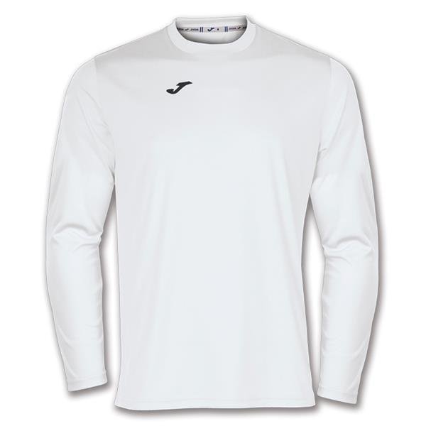 Joma Combi LS Football Shirt White/navy