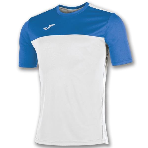 Joma Winner SS Football Shirt White/Royal