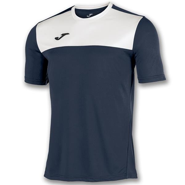 Joma Winner SS Football Shirt Navy/White