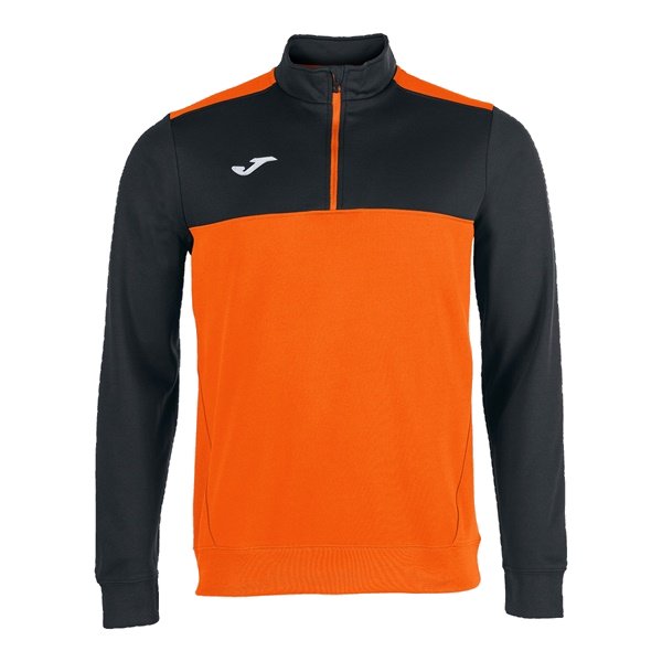 Joma Winner Anthracite/Black 1/4 Zip Sweatshirt Orange/black
