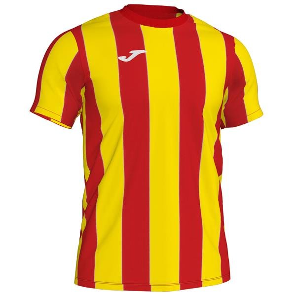 Joma Inter SS Football Shirt Red/Yellow