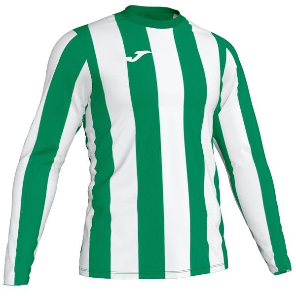 Joma Inter LS Football Shirt Green/White