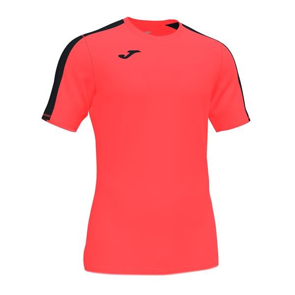 Joma Academy III SS Football Shirt Fluo Coral/Black
