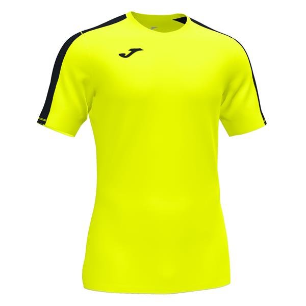 Joma Academy III SS Football Shirt Fluo Yellow/Black