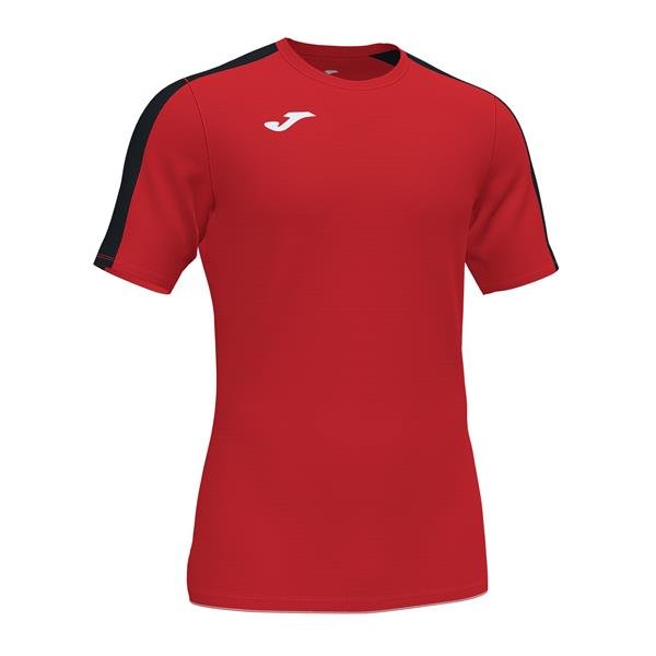 Joma Academy III SS Football Shirt Red/Black