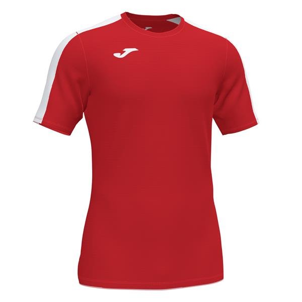 Joma Academy III SS Football Shirt Red/White