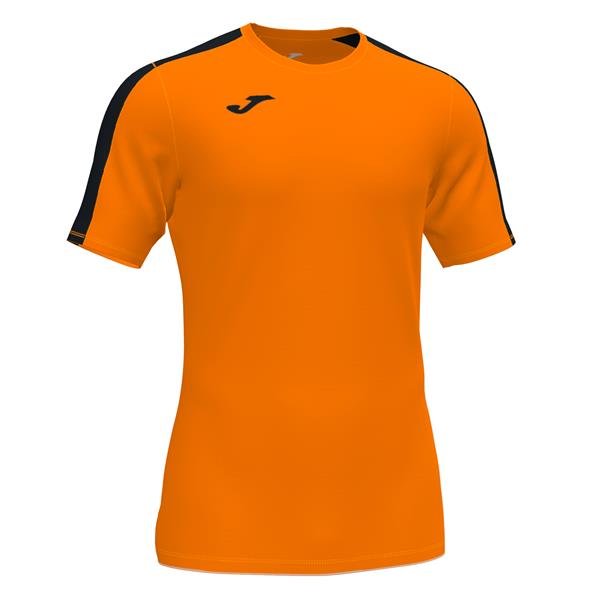 Joma Academy III SS Football Shirt Orange/Black