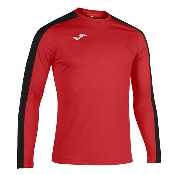 Joma Academy III LS Football Shirt Red/Black