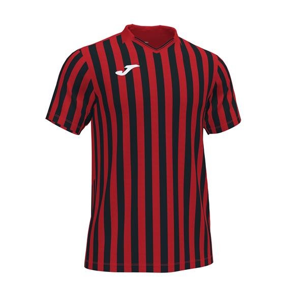 Joma Copa II SS Football Shirt Red/Black