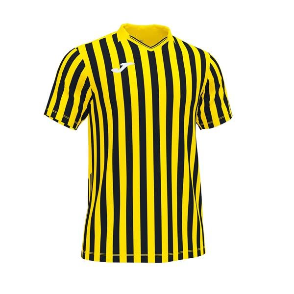Joma Copa II SS Football Shirt Yellow/Black