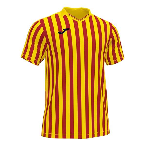 Joma Copa II SS Football Shirt Yellow/Red