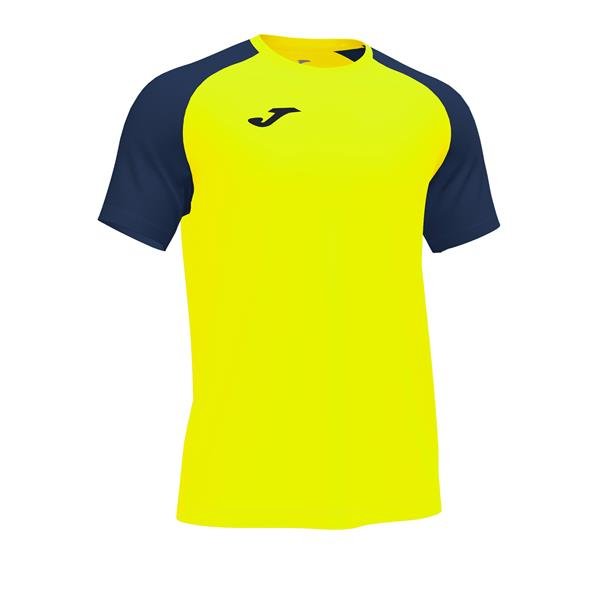 Joma Academy IV SS Football Shirt Yellow/royal