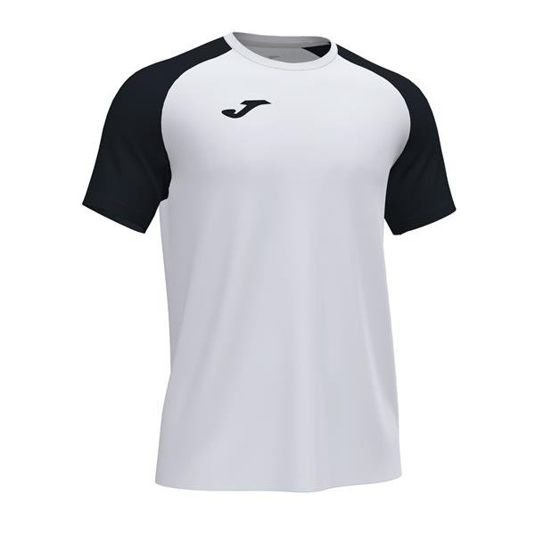 Joma Academy IV SS Football Shirt White/Black