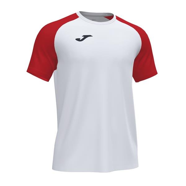 Joma Academy IV SS Football Shirt White/Red
