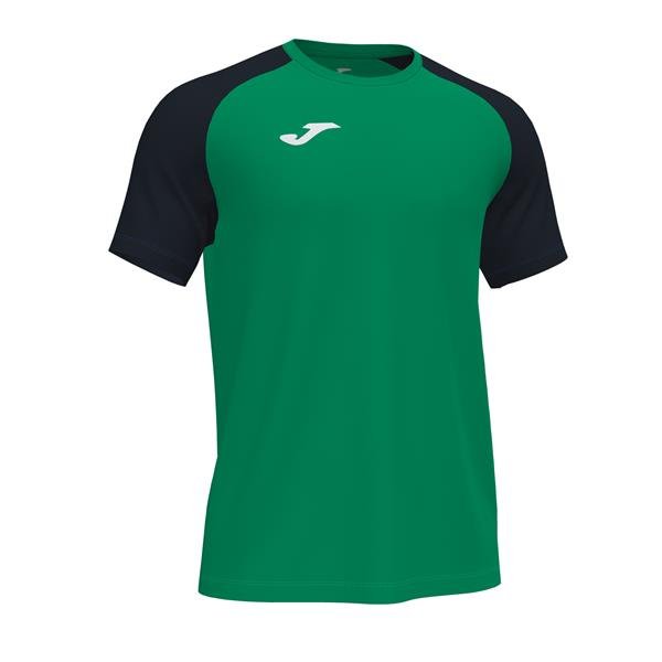 Joma Academy IV SS Football Shirt Green/Black