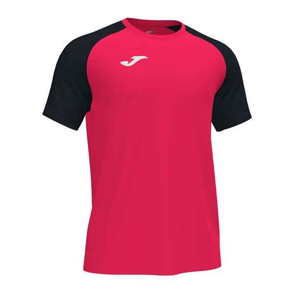 Joma Academy IV SS Football Shirt Fuchsia/Black