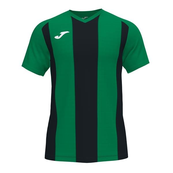 Joma Pisa II SS Football Shirt Green/Black
