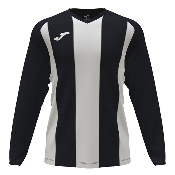 Joma Pisa II LS Football Shirt Black/White