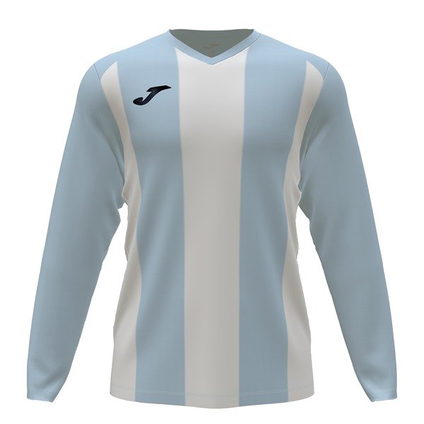 Joma Pisa II LS Football Shirt Sky/White