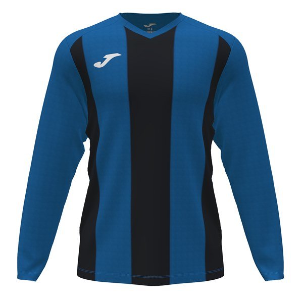 Joma Pisa II LS Football Shirt Royal/Black