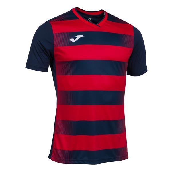 Joma Europa V Navy/Red football shirt