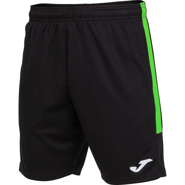 Joma ECO Championship Bermuda Shorts Black/Fluo Green