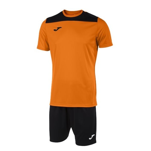 Joma Phoenix II Orange/Black Shirt & Short Set