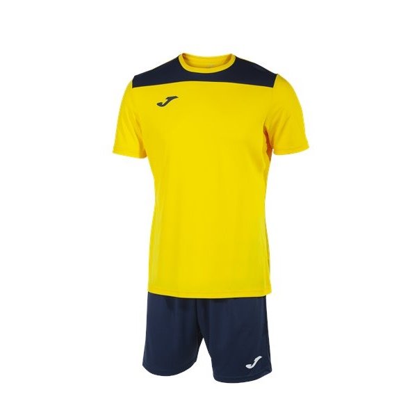 Joma Phoenix II Yellow/Dark Navy Shirt & Short Set