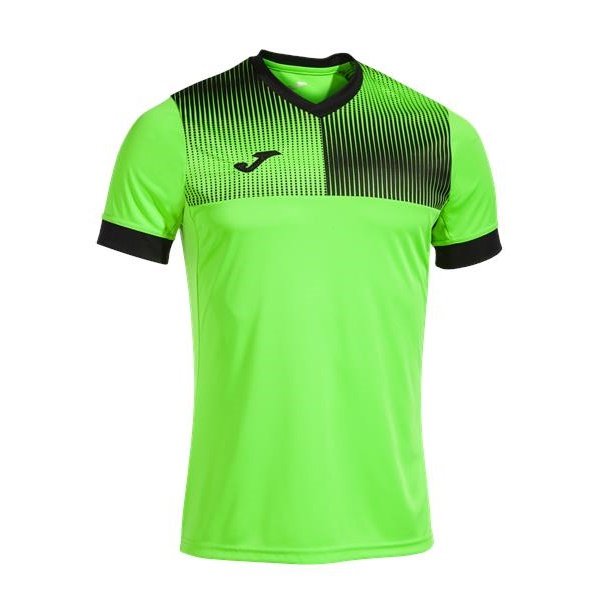 Joma Eco Supernova Fluo Green/Black football shirt