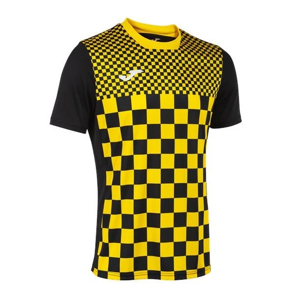 Joma Flag III Black/Yellow football shirt