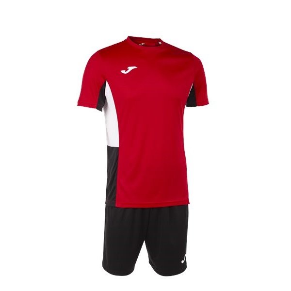 Joma Danubio II Red/Black Shirt & Short Set