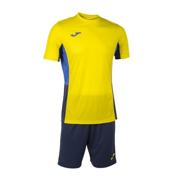 Joma Danubio II Yellow/Dark Navy Shirt & Short Set