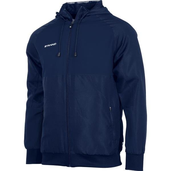 Stanno Centro Hooded Jacket Black