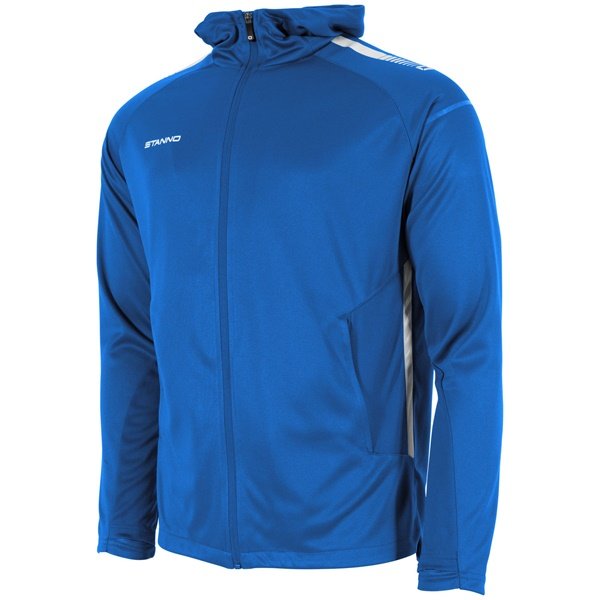 Stanno First Hooded Full Zip Top Royal/white