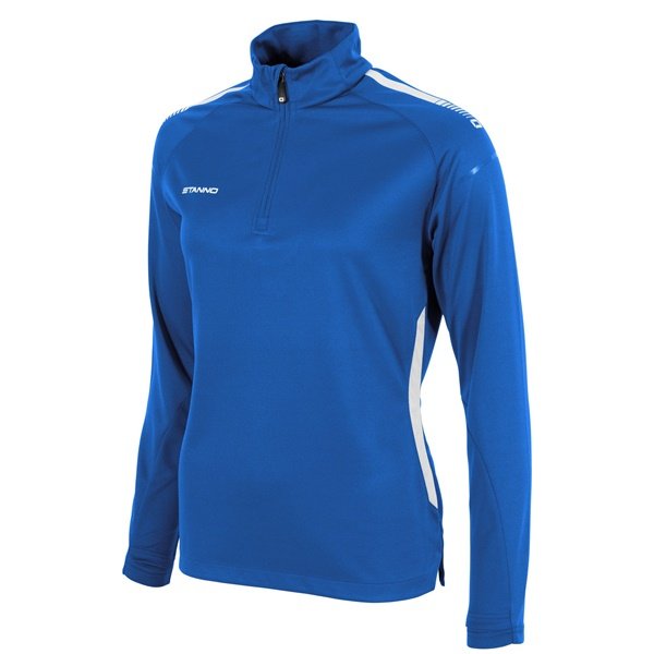 Stanno First 1/4 Zip Top Ladies Royal Blue/white