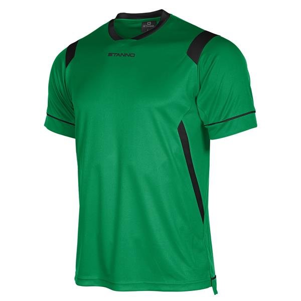 Stanno Arezzo SS Green/Black Football Shirt