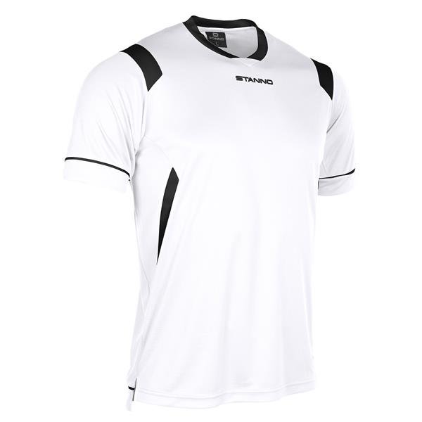 Stanno Arezzo SS White/Black Football Shirt
