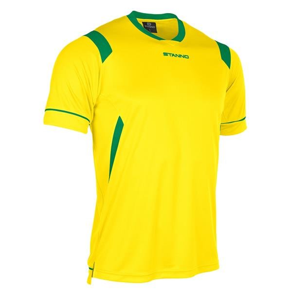 Stanno Arezzo SS Yellow/Green Football Shirt