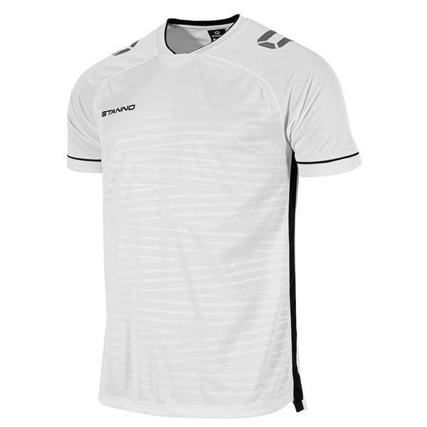 Stanno Dash White/Black SS Football Shirt