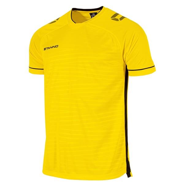 Stanno Dash Yellow/Black SS Football Shirt