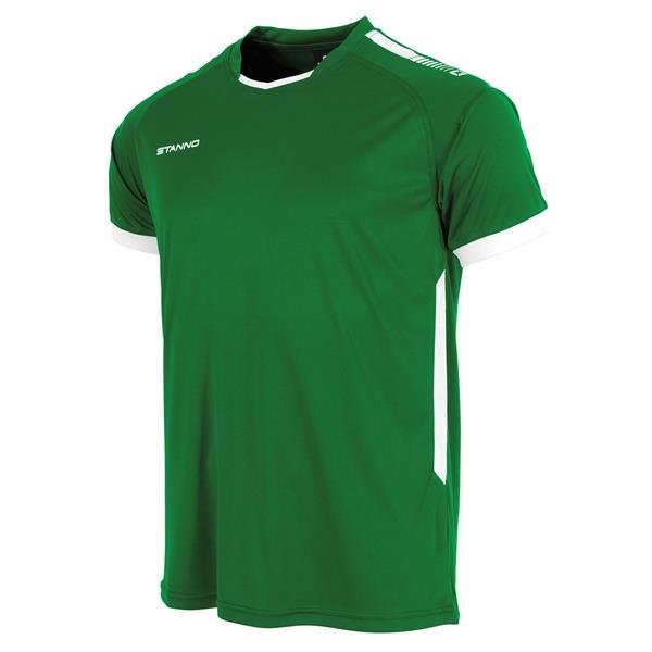 Stanno First Green/White SS Football Shirt