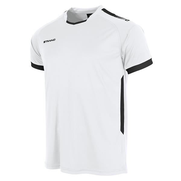 Stanno First White/Black SS Football Shirt