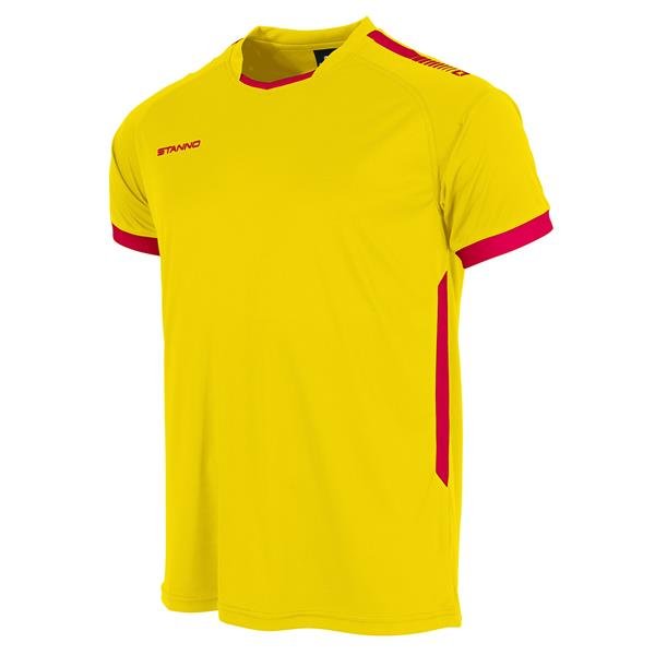 Stanno First Yellow/Red SS Football Shirt