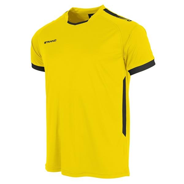 Stanno First Yellow/Black SS Football Shirt