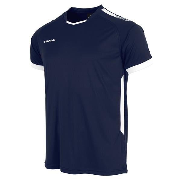 Stanno First Navy/White SS Football Shirt