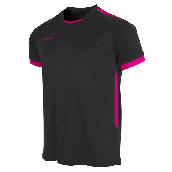 Stanno First Black/Pink SS Football Shirt